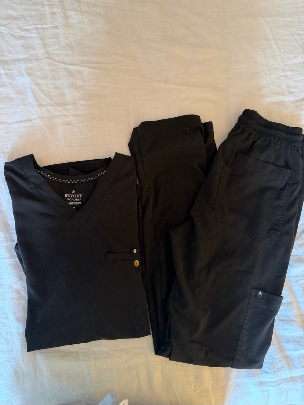 Men's Black Beyond Scrubs
